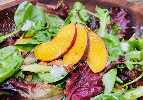 Peach Balsamic Vinaigrette Salad Dressing From Sustainable Farms